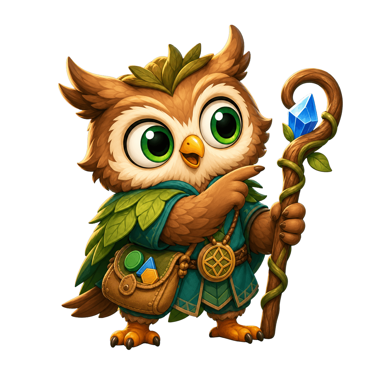 Sprout the Owl Guardian